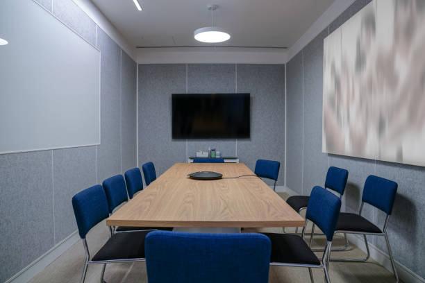 istock Business meeting room or Board room interiors. 1398450480