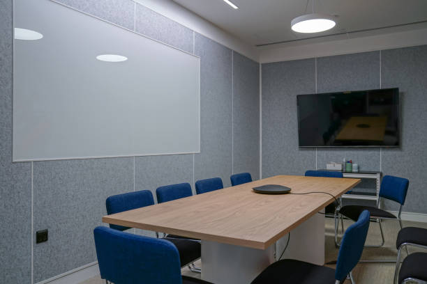 istock Business meeting room or Board room interiors. 1398450552