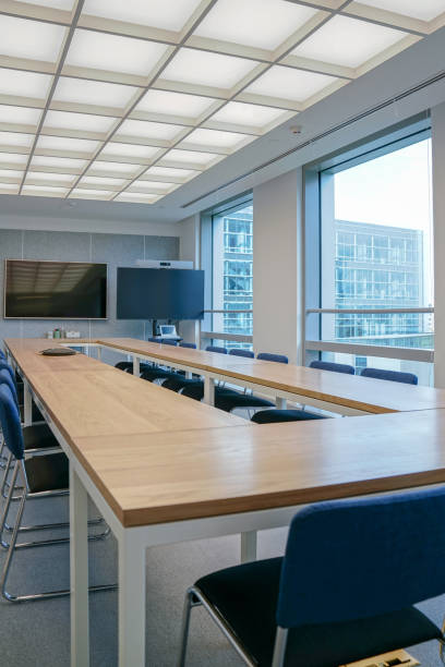 istock Business meeting room or Board room interiors. 1398452100