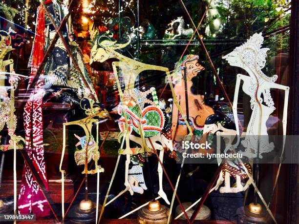 Balinese Shadow Puppets Wayang Kulit Stock Photo - Download Image Now - Craft Product, Art, Craft