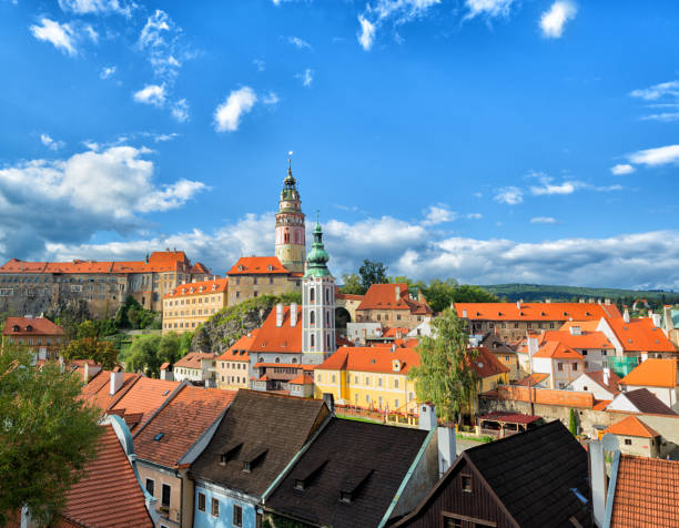 istock Cesky Krumlov is a small town. 1398453686