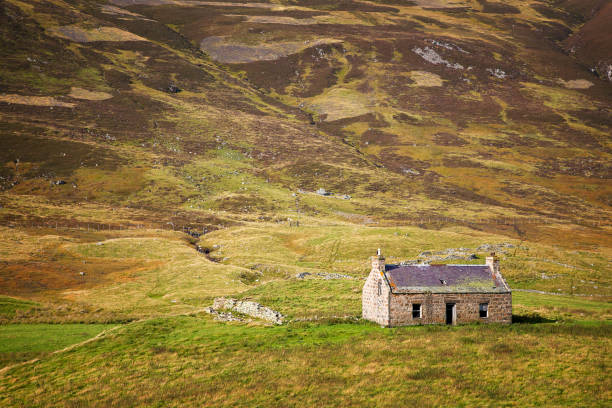 Cairngorms cottage stock photo