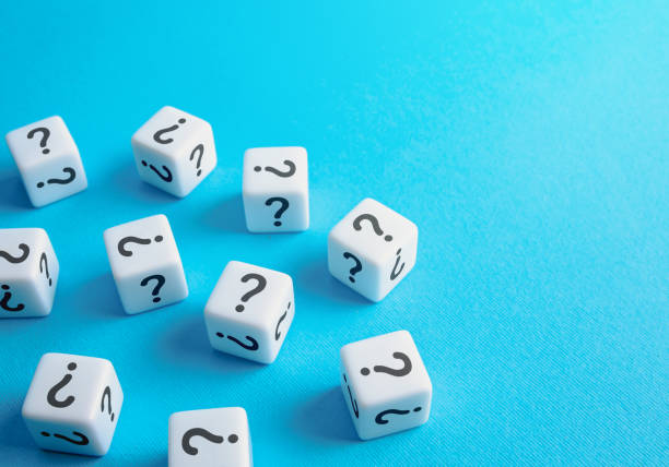 istock Scattered question marks. Curiosity and exploration. Search an answer by facts. Analysis gathering facts and generalization. Cooperation of forces for resolution. Induction and deduction 1398463069