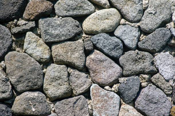 istock Volcanic stone slabs for natural wallpaper 1398467813