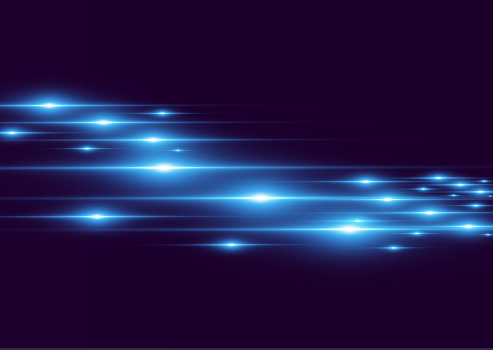 Special Raster Effects Light Blue Raster Special Effect Glowing Beautiful Bright Lines On A ...