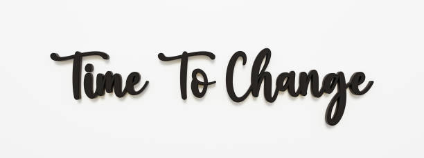 istock Time To Change. Handwritten letters. 1398479439