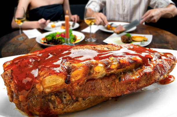 Roasted BBQ T-Bone Steak