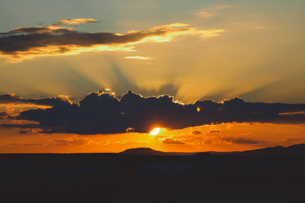 istock Sunset Views among Beautiful Sand Formations in the White Desert Protected Area, Egypt 1398489190