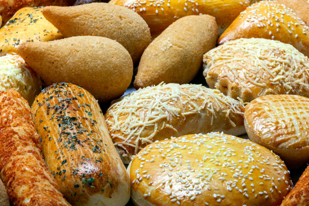 istock Brazilian snack, coxinha, pie, kibe 1398489245