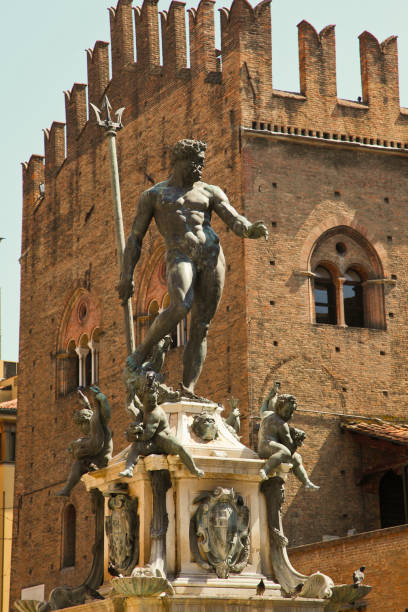 istock Fountain of Neptune. Piazza Maggiore, Bologna. Emilia Romagna, Italy 1398494286