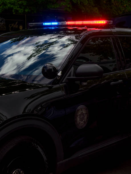 Miami, Florida, USA - 5 December 2023: Police patrol car operated by the Miami City Police Department