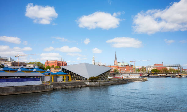 istock Downtown Szczecin by Odra River, Poland 1398502629