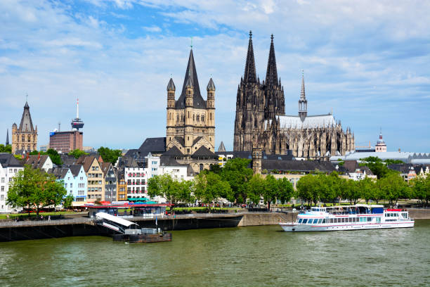 istock Rhine River in Cologne, Germany 1398503826