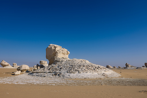 Merv, Mary Region, Turkmenistan: ruins of Sultan Kala Fortress /Soltangala, the largest of Merv's ancient cities - mud brick fortress with an area of over 400 hectares - UNESCO World Heritage Site, state park.