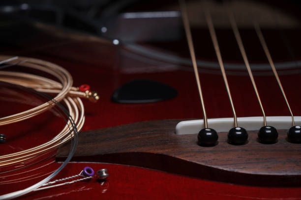 istock Accessories for acoustic guitar 1398515598