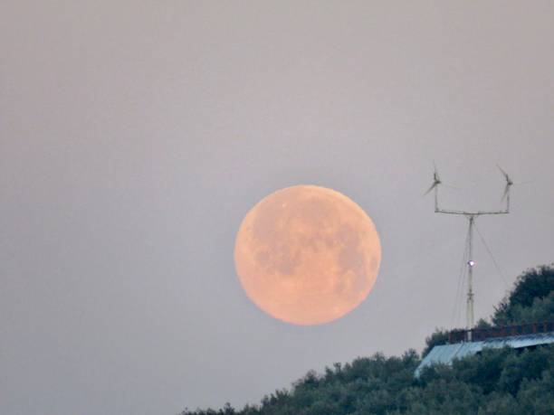 istock Full moon in the morning 1398521841