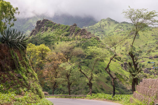 istock Road in Santiago, Cape Verde 1398526468