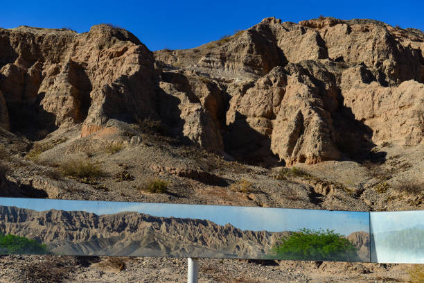 istock A mirror art installation on the Quebrada de las Flechas 1398527504