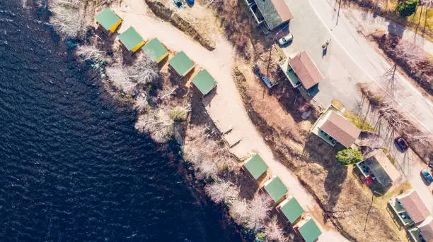 Photo of Small Houses near the Ingonish Beach, Cape Breton Island
