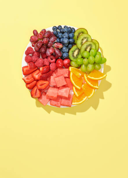 plate of various fruit and berries