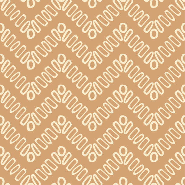カバーデザインのための抽象的なジグザグパターン。レトロな山形ベクトルの背景。 - chevron pattern zigzag doodle点のイラスト素材／クリップアート素材／マンガ素材／アイコン素材