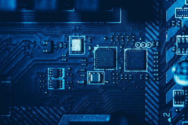Abstract,close up of Mainboard Electronic background