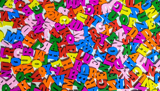 Colorful letters on background closeup. alphabet background. back to school Colorful letters on background closeup. alphabet background. back to school. magnetic letter stock pictures, royalty-free photos & images