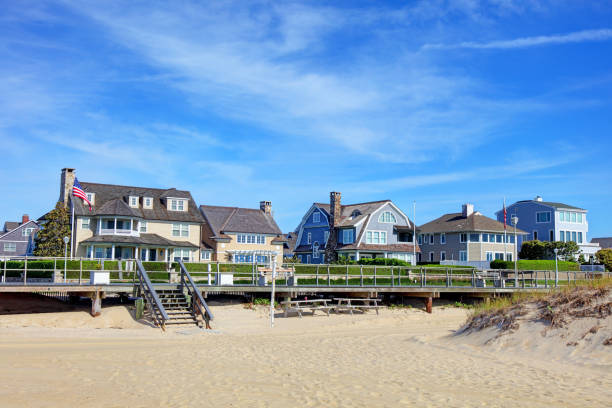 Sea Girt Beach, New Jersey stock photo