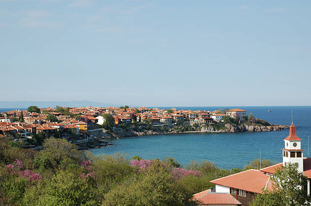 Bulgarian Town of Sozopol stock photo