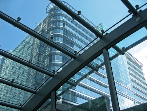 Office building at Canary Wharf, London