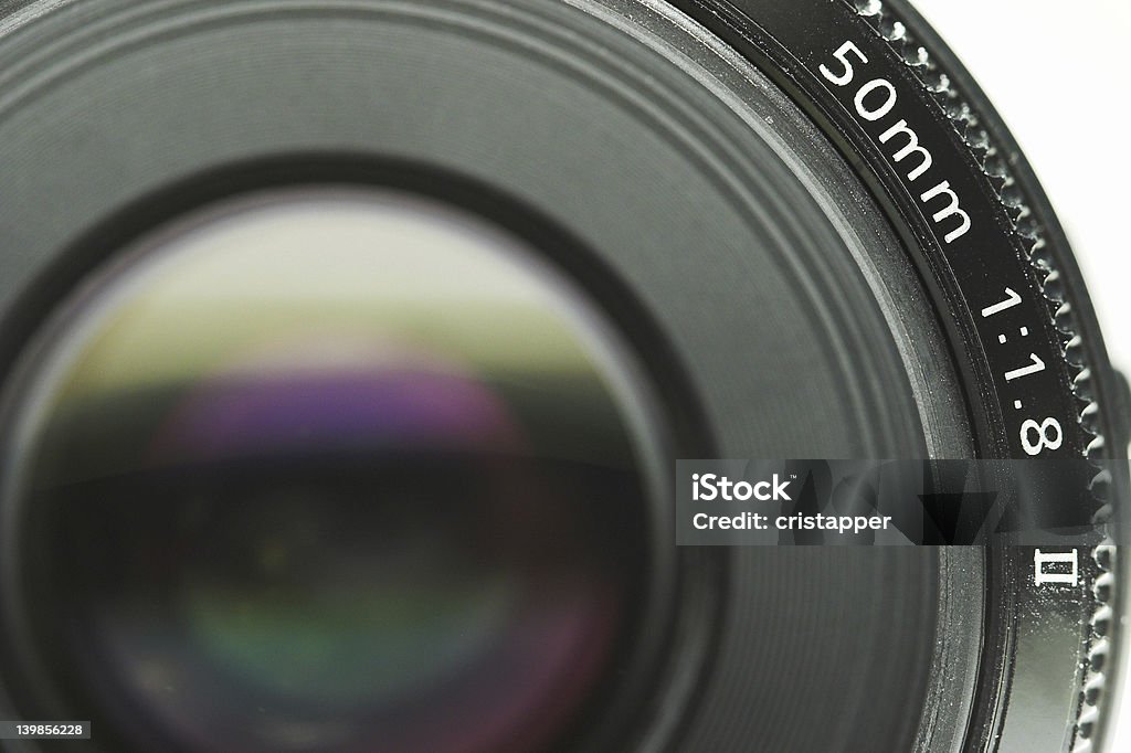Macro di obiettivo della telecamera - Foto stock royalty-free di Affari