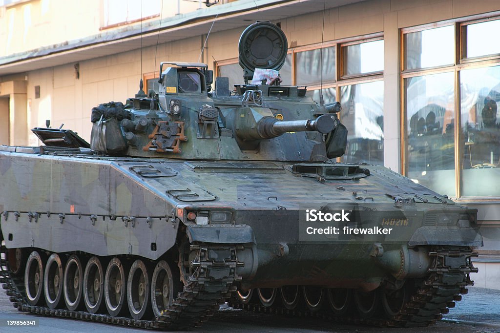 Schwedische mechanische einem - Lizenzfrei Panzer Stock-Foto