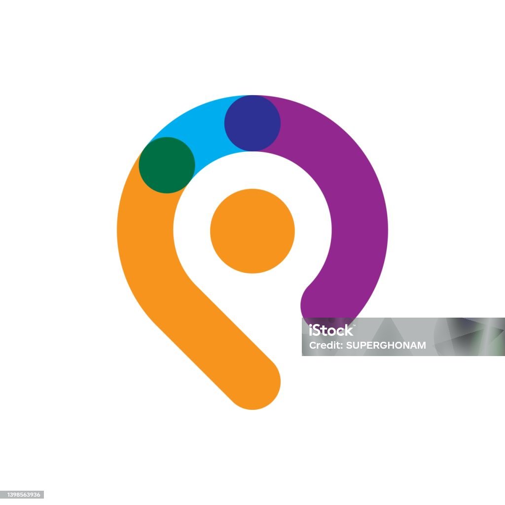 P 1 Rounded Images Rounded Colorful Letter P Stock Illustration - Download Image Now ...