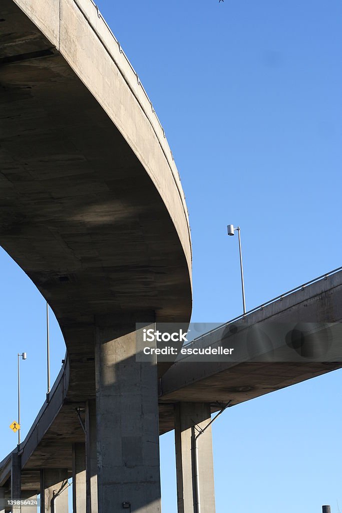 freeway Overpass - Road Stock Photo