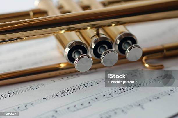 Trumpet Valves Stock Photo - Download Image Now - Brass, Brass Instrument, Brown