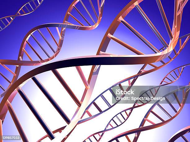 Dna 1 - Fotografie stock e altre immagini di Acido - Acido, Adenina, Biochimica