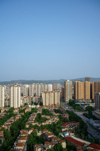 istock Sunny urban residential area 1398570654