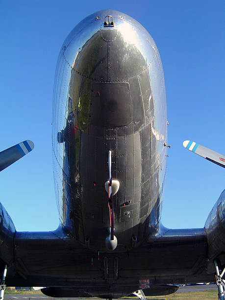istock Nose of an old DC-3 airplane 139857301