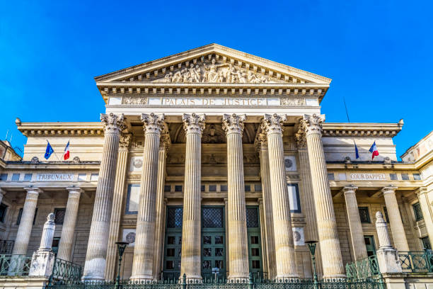 istock Palais de Justice Courthouse Columns Nimes Gard France 1398574834