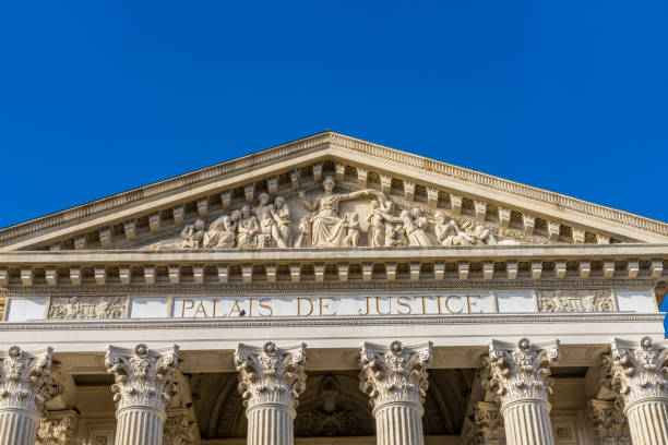 istock Palais de Justice Courthouse Columns Nimes Gard France 1398574846