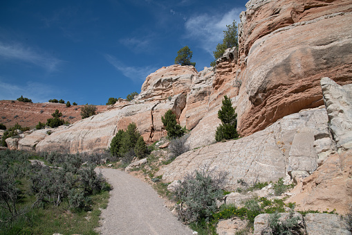 Extreme terrain park for hiking in nature's beauty in Wyoming. Park called \