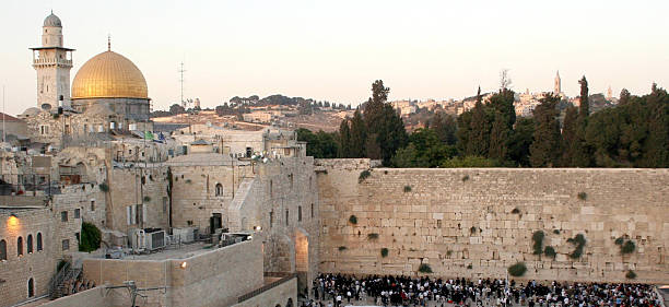 istock The Western Wall at sunset 139858030