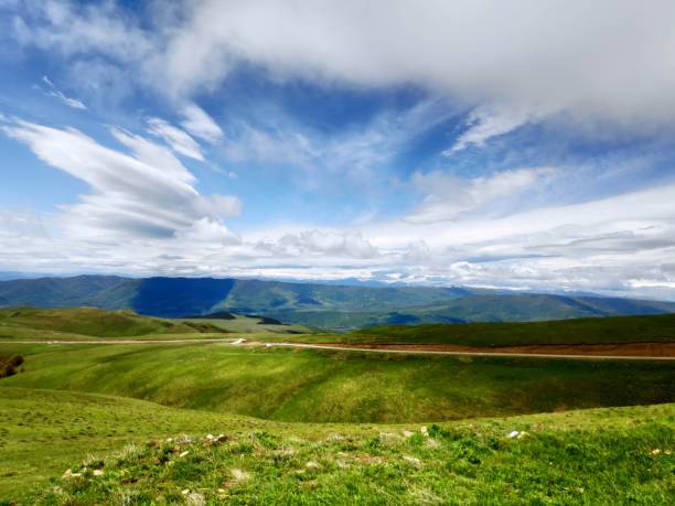 istock Landscape green and sky 1398580575