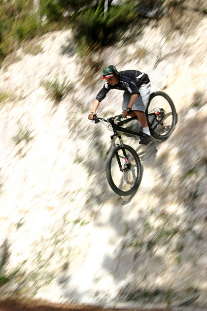 istock Mountain bike downhill blur 139858178