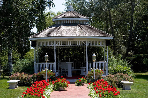 istock Country Garden Gazebo 139858277