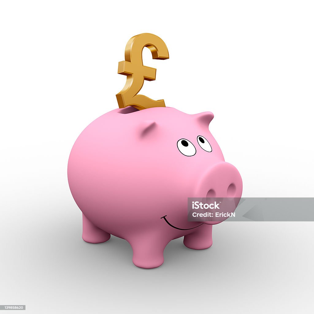 Британский Свинья-копилка - Стоковые фото Банковское дело роялти-фри