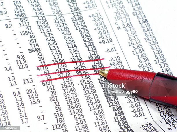 Stock Market Stock Photo - Download Image Now - Business, Card File, Circle