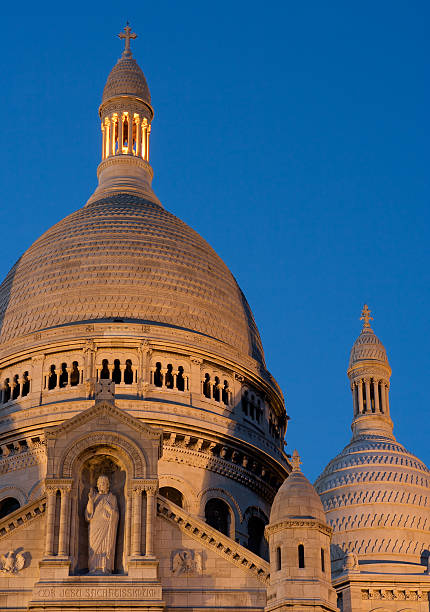 istock The dome of Sacre Coeur at twilight 139858867