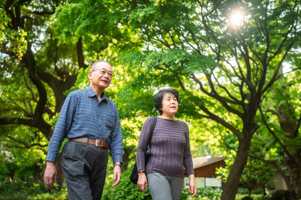 istock Senior married couple spending time together in nature 1398588708