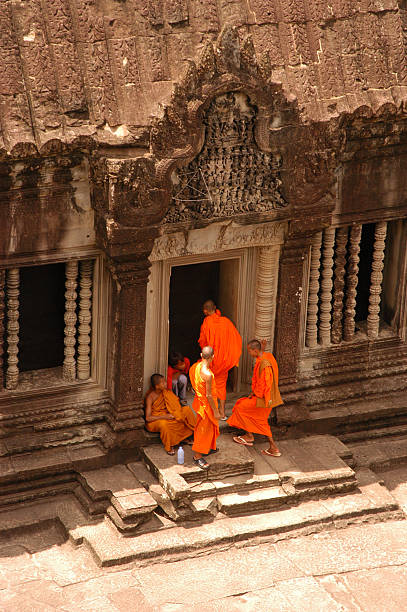 istock Buddhist Monks at Angkor Wat, Cambodia 139859187